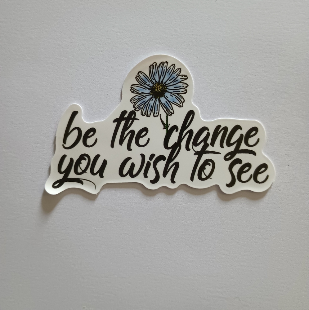 10/$10 Inspirational Positivity Sunflower Nature Garden Flower Sticker Decal